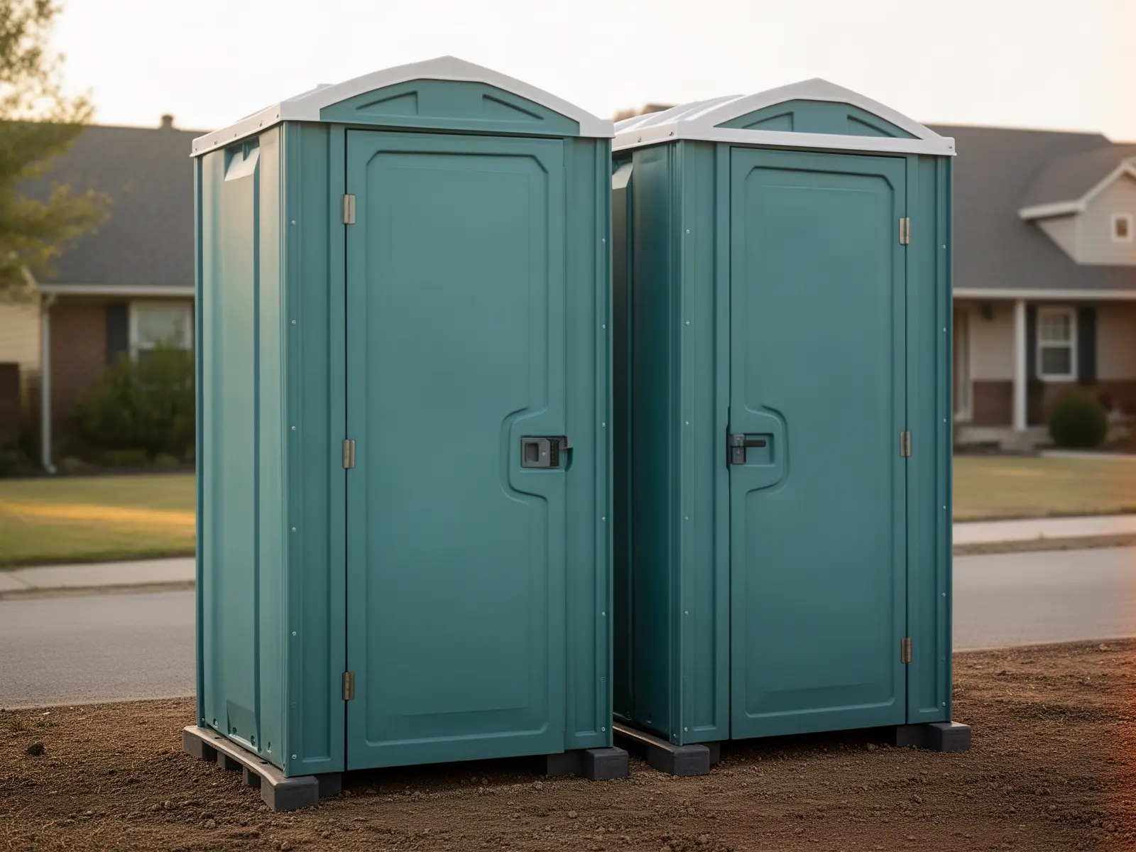 Clean porta potty unit from Tradesman Porta Potty Rental in San Francisco, CA